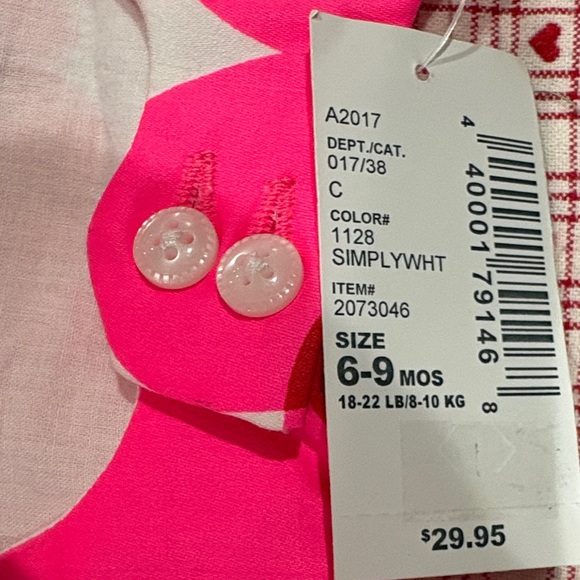 The Children's Place Pink and Red Heart Dress - Picture 7 of 7